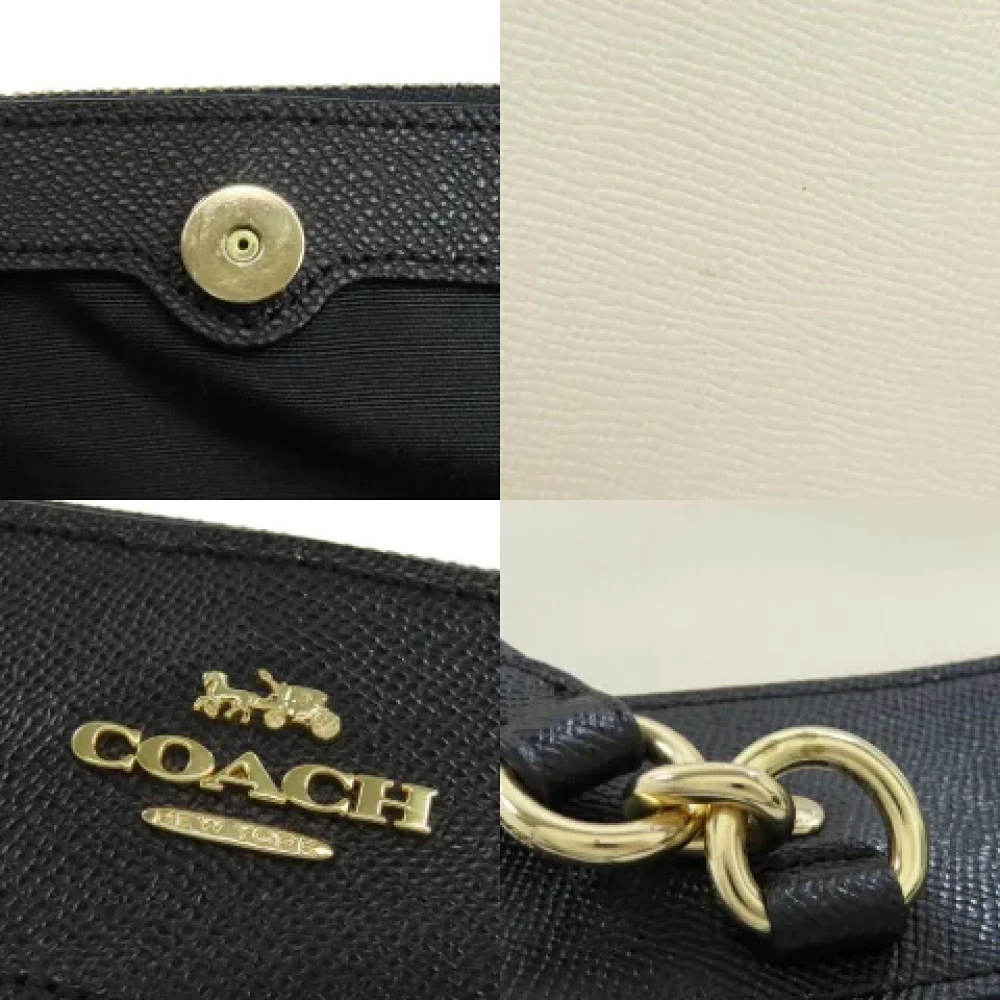 Coach Pre-owned Leather handbags White Dames