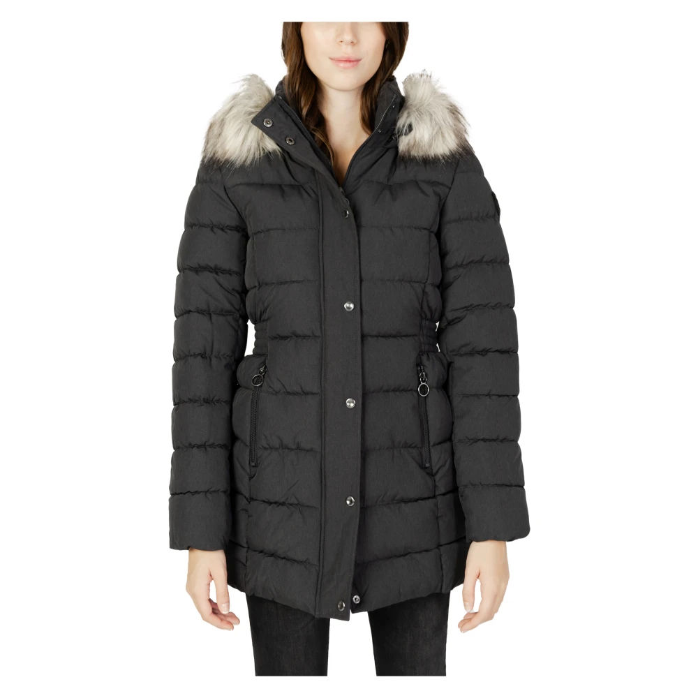 Only Grijze Pufferjas met Turtleneck Gray Dames