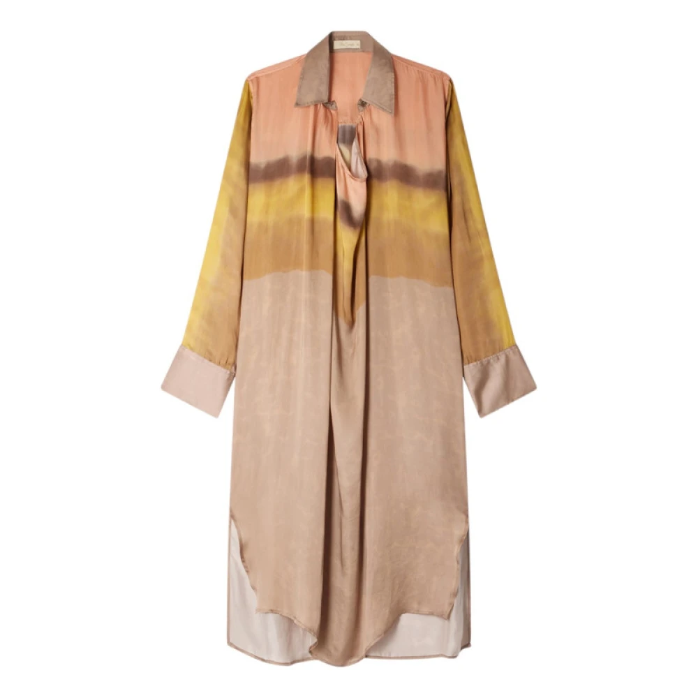 Mes Demoiselles Maruli Viscose Overhemdjurk met Tie & Dye Effect Multicolor Dames