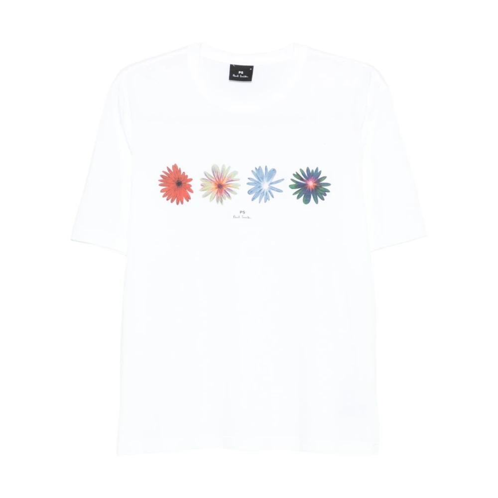 Ps By Paul Smith Uomo Bianco - T-Shirt Stampata In Cotone - Tops - Xl
