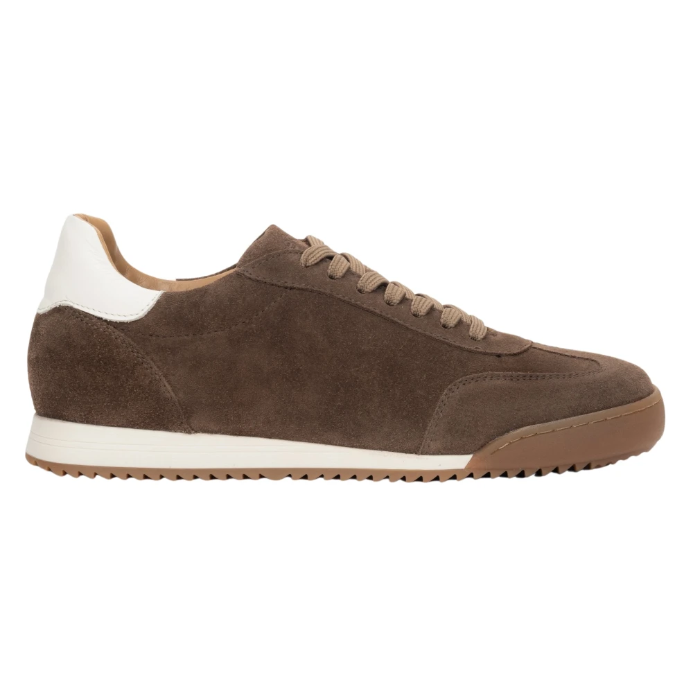 Estro Velours Sneakers Dames Schoenen Bruin