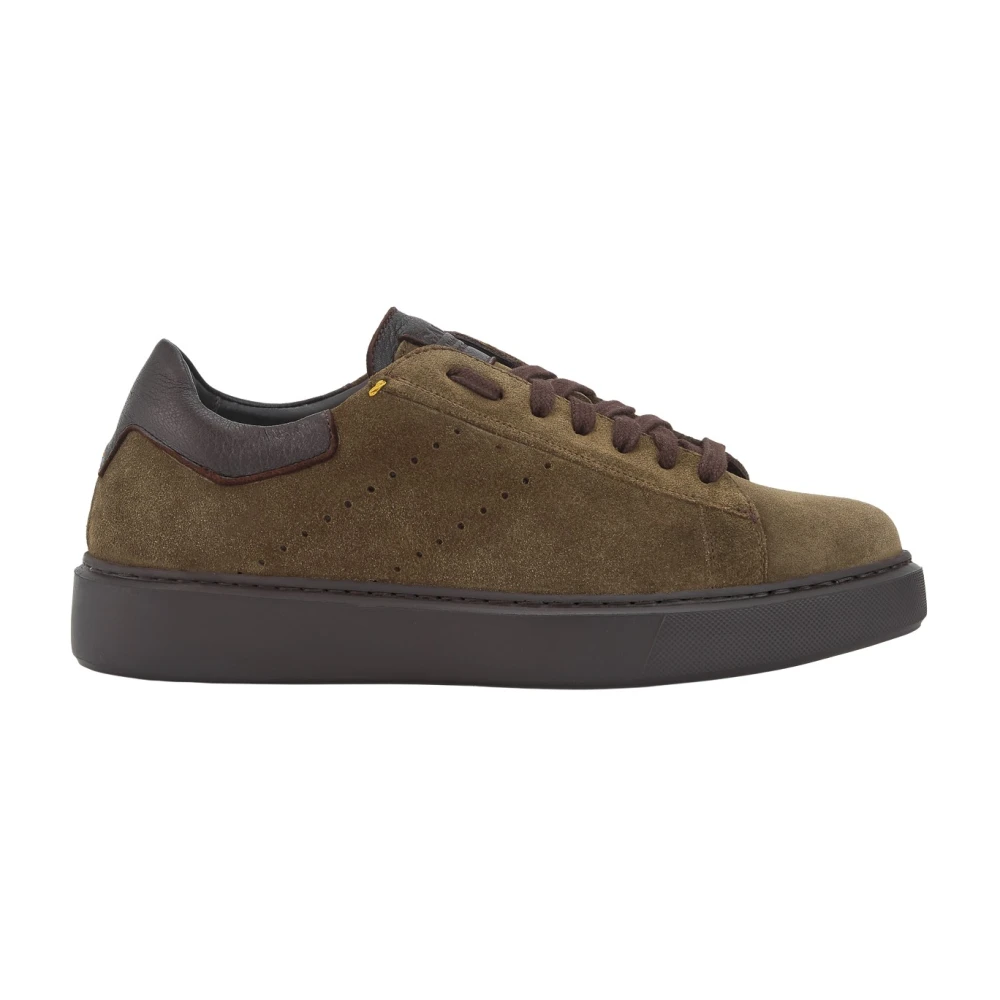 Calce Brun Mocka Hjorthuvud Sneakers Brown, Herr