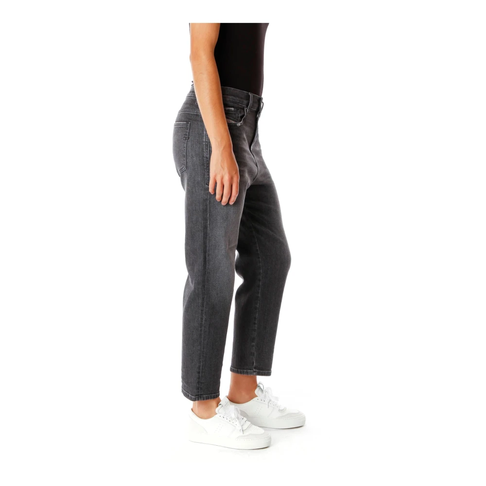 Diesel Cropped Jeans Gray Dames