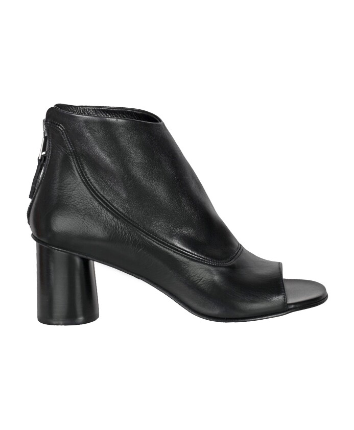 black-leather-open-toe-bootie