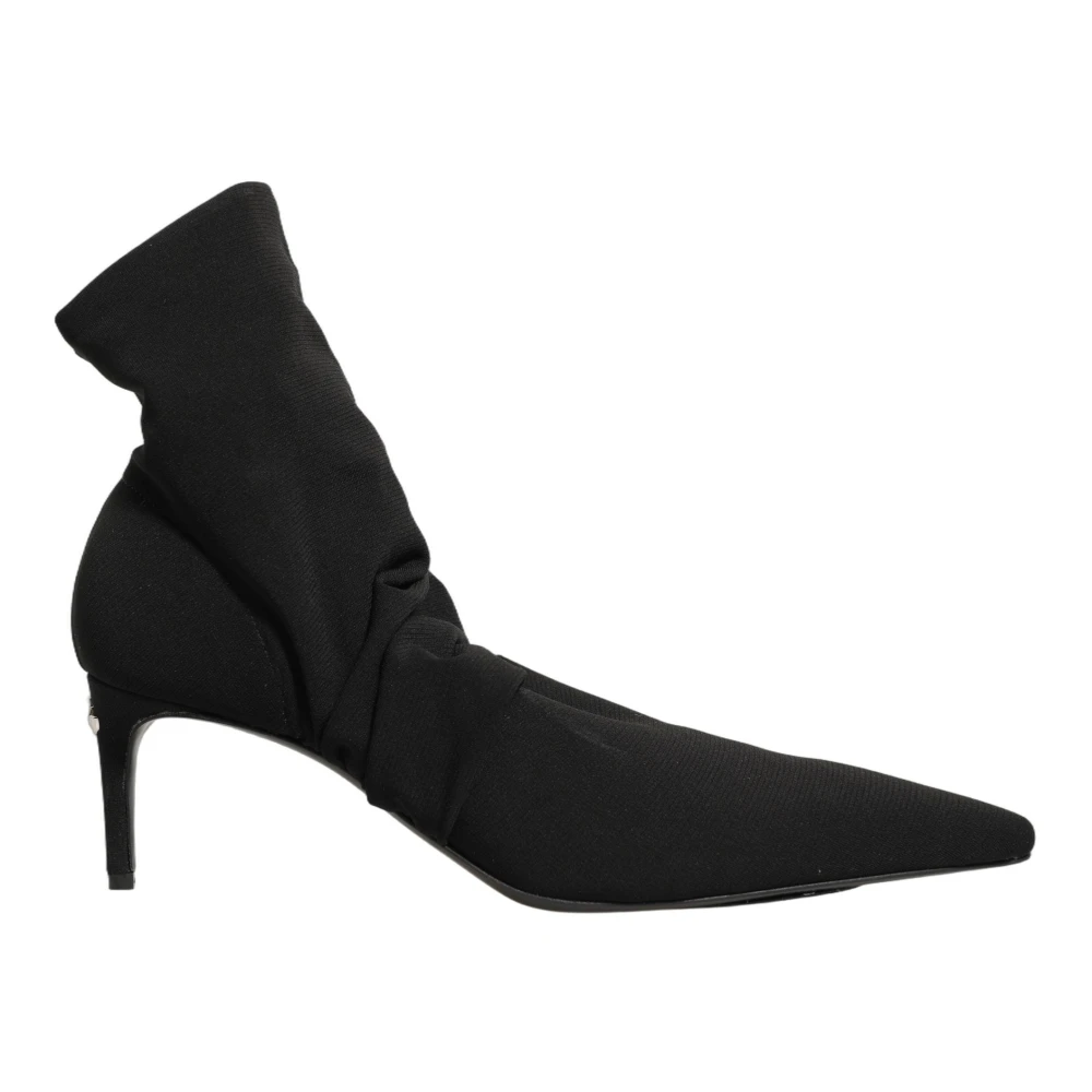 Dolce & Gabbana Black Stretch Socks Heels Ankle Boots Shoes - EU40/US9.5 - Image 2