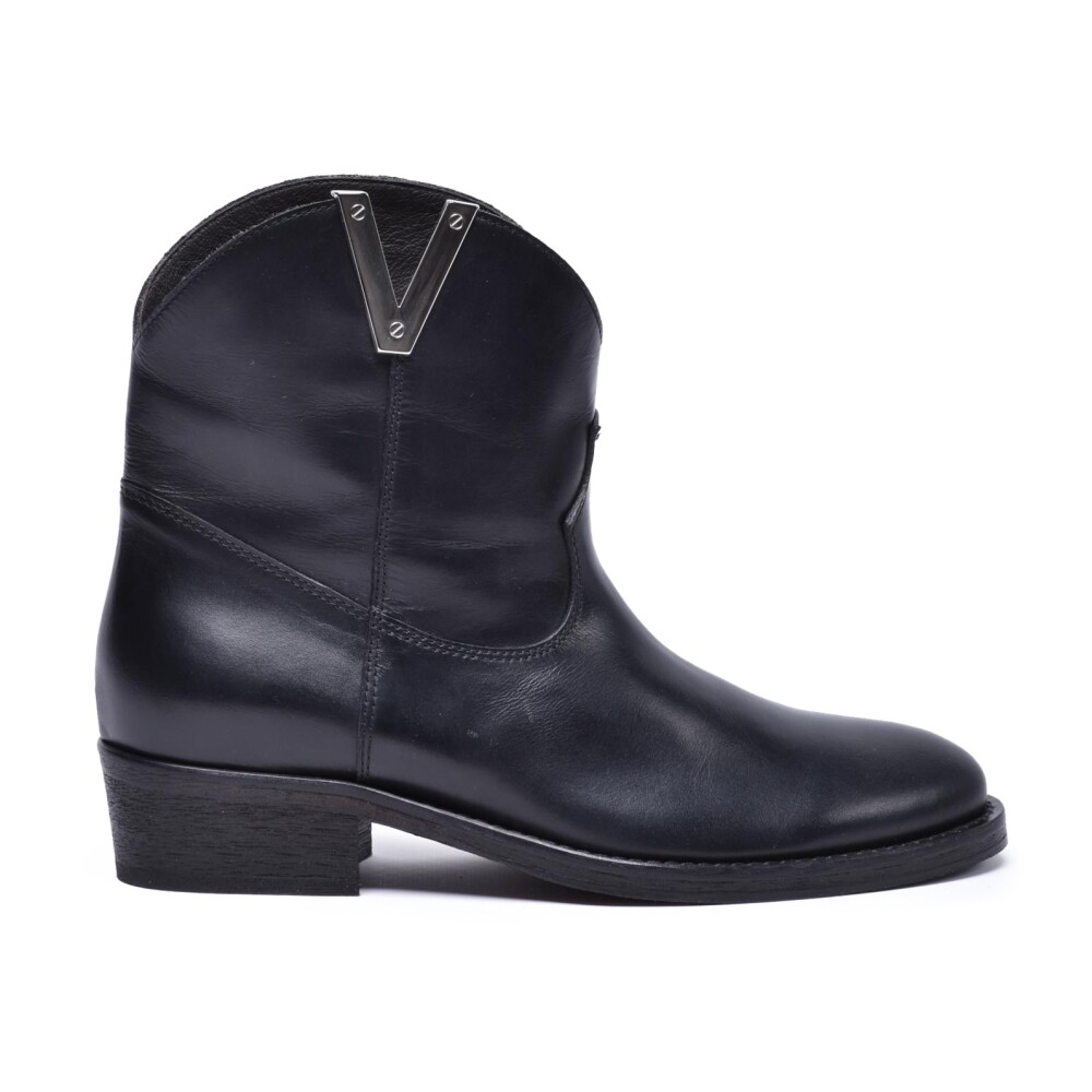 ロングブーツ VIA ROMA 15 FW25 STIVALE LISCIO ALTO (3814 NERO) Boot Nero Via Roma 15 - Le Follie Shop