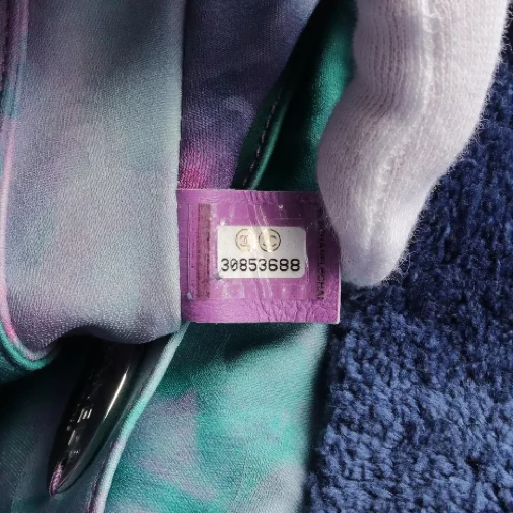 Chanel Vintage Pre-owned Fabric chanel-bags Blue Dames