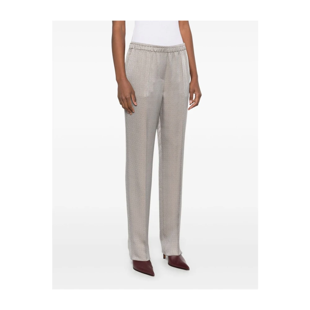 Giorgio Armani Beige Stijlvolle Broek Beige Dames