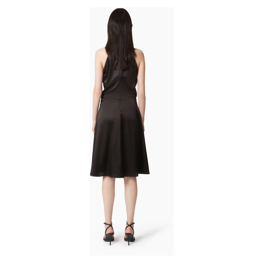 Nina Ricci Halterjurk MET Strik Black Dames