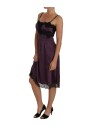 robe-a-ligne-en-soie-stretch-violette-avec-dentelle-noire