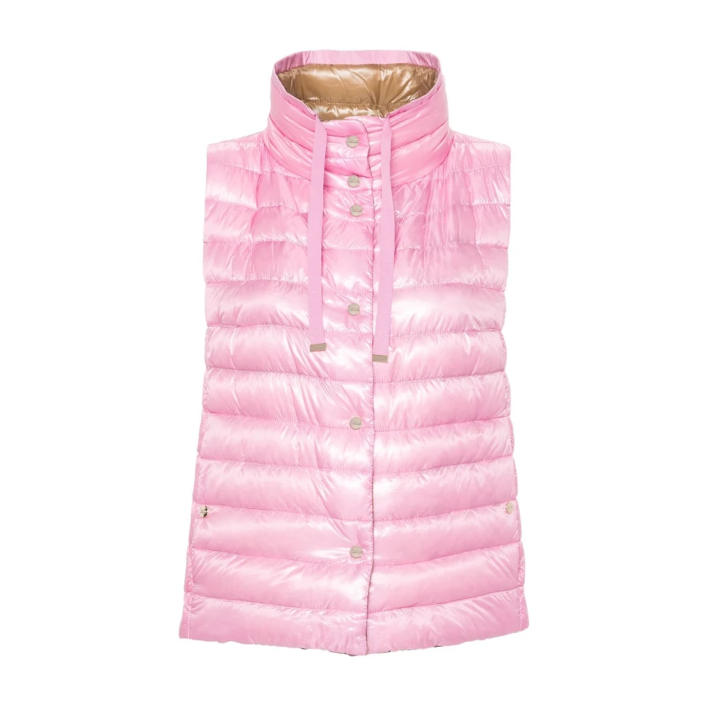 Herno Gewatteerde Puffer Vest voor Heren Pink Dames