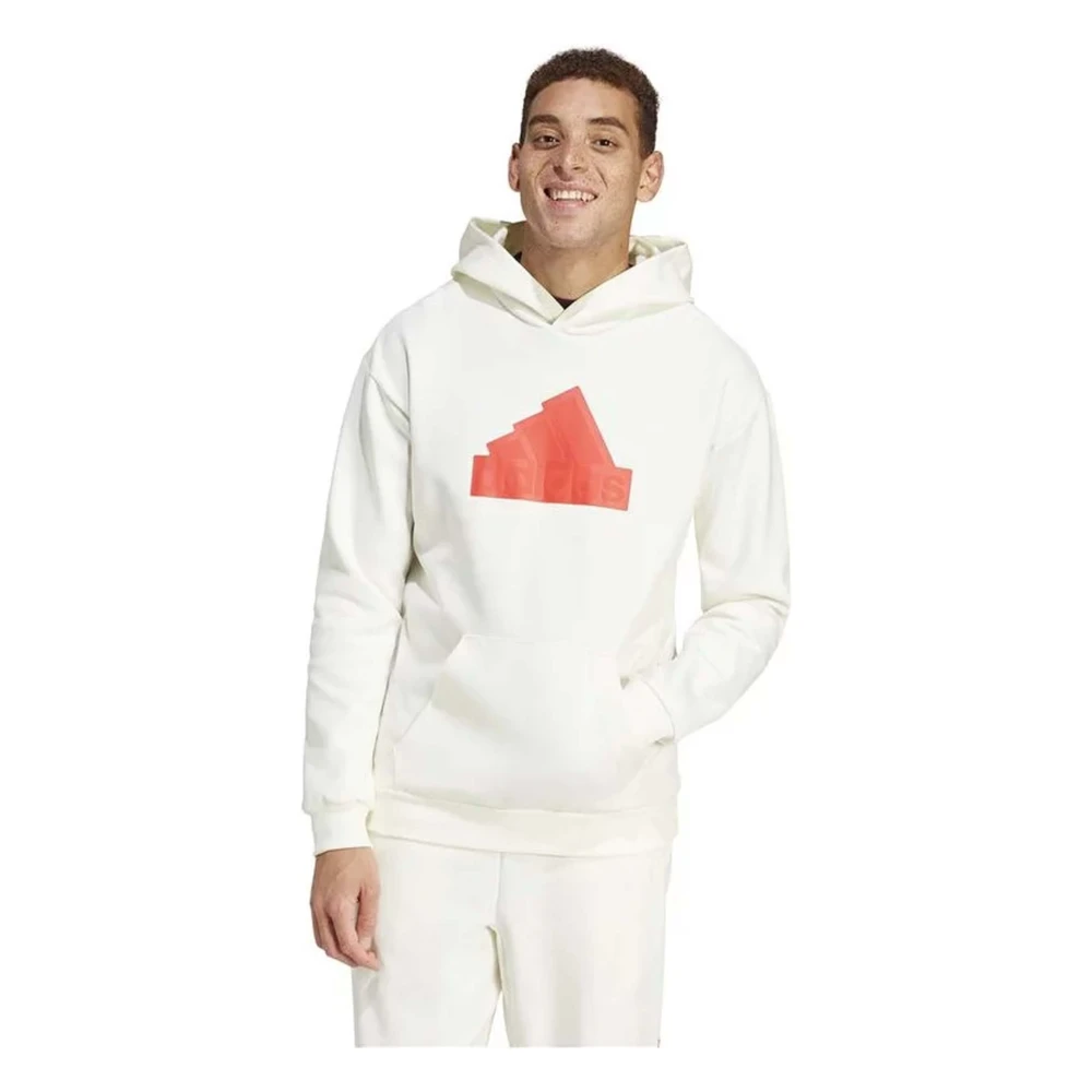 Adidas Toekomstige iconen hoodie White Heren