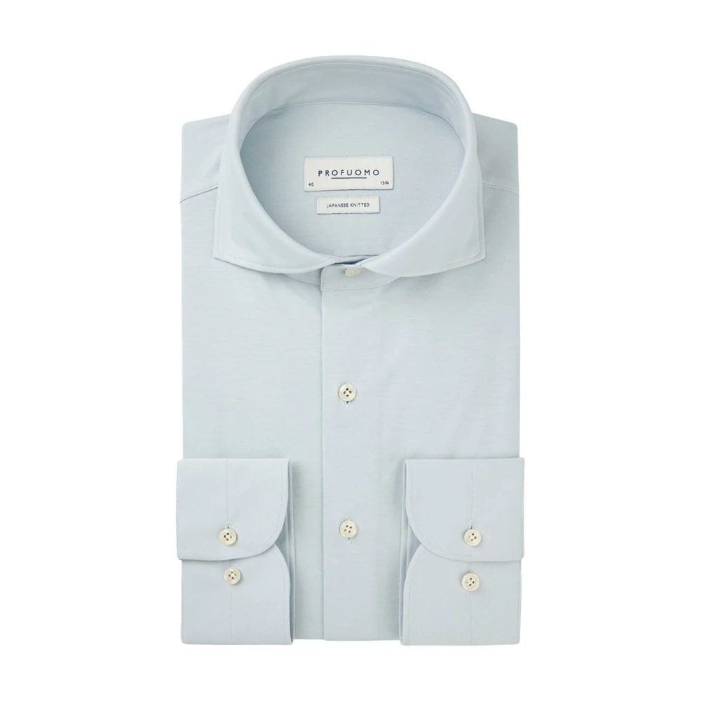 Profuomo X-Cutaway Overhemd Lichtblauw Blue Heren