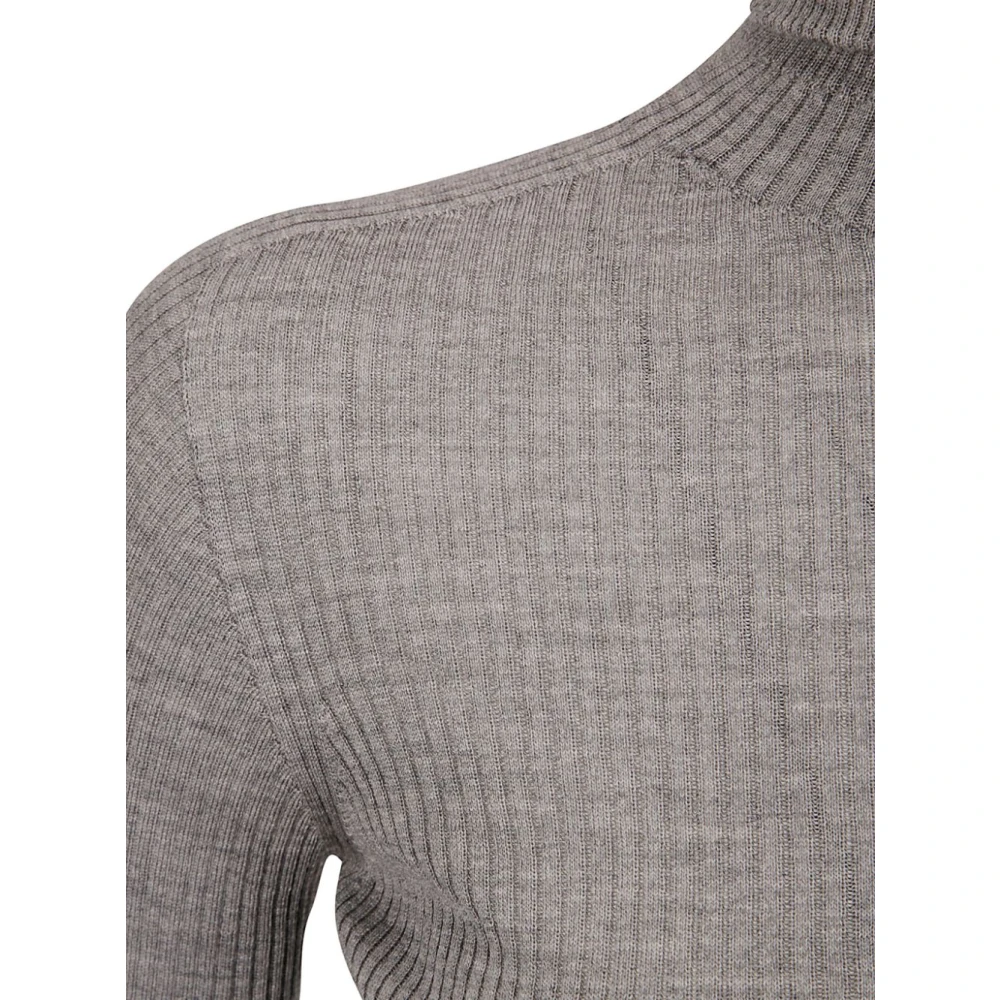 SPORTMAX Grijze Wollen Sweatshirt Verhoog Garderobe Gray Dames