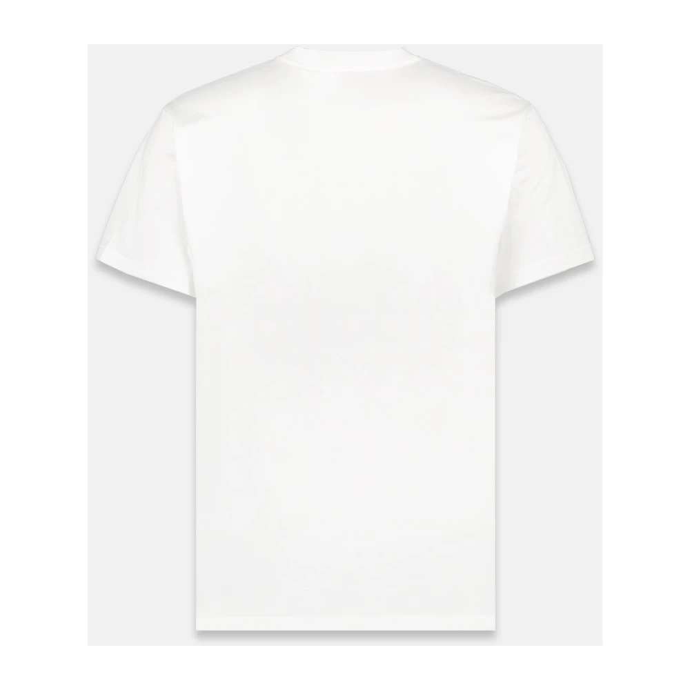 Burberry Logo Print T-Shirt White Heren