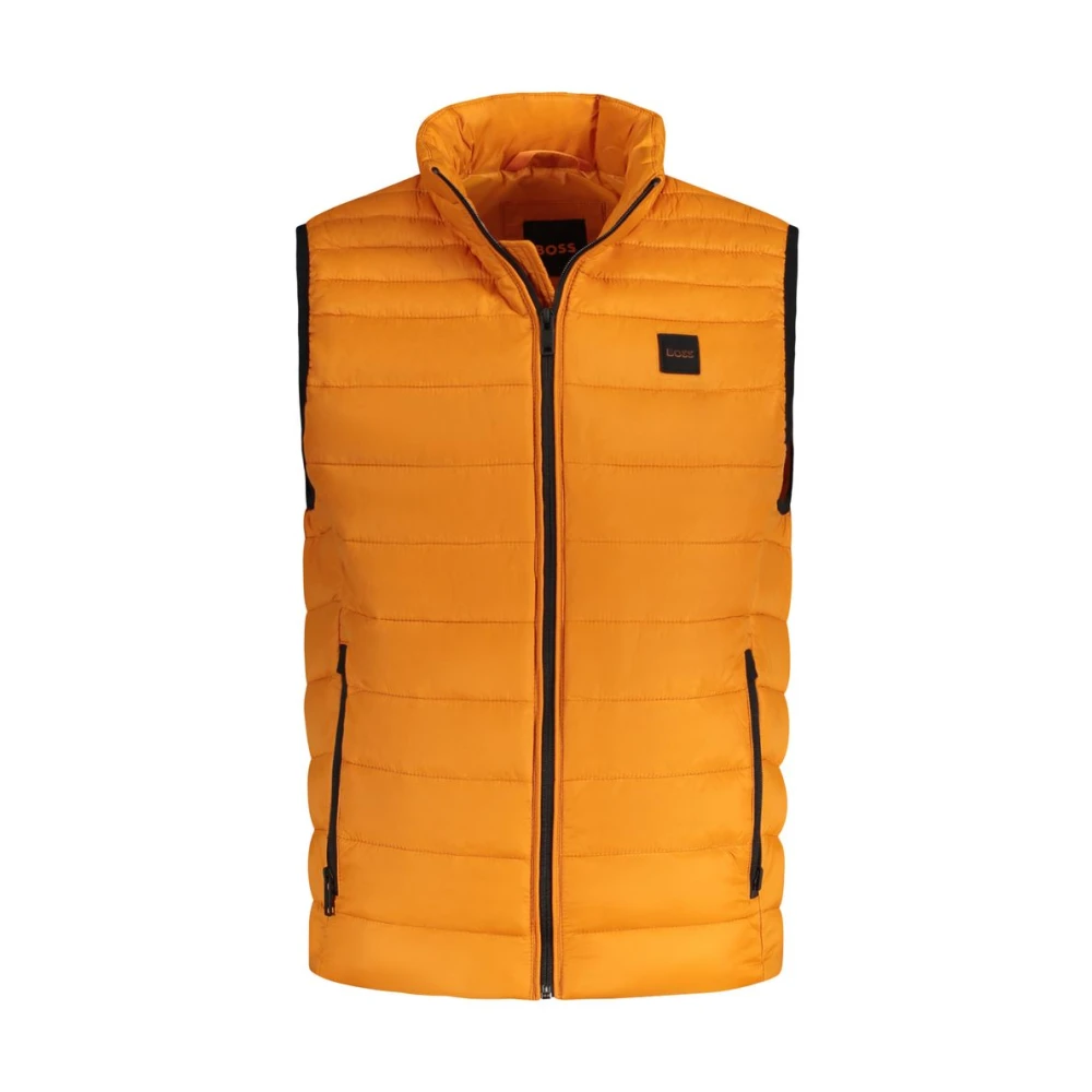 Hugo Men's Orange Polyamide Jacket Small