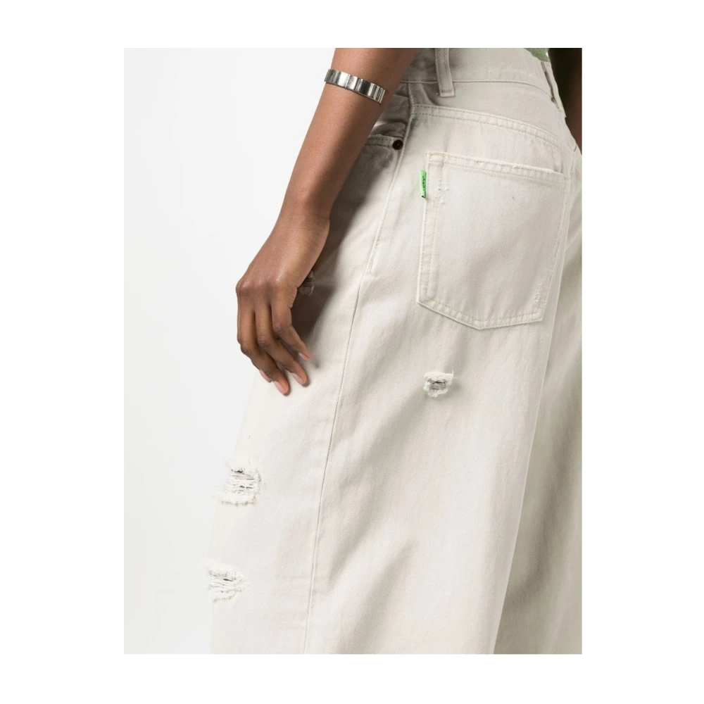 Haikure Bethany Wijde Jeans White Dames