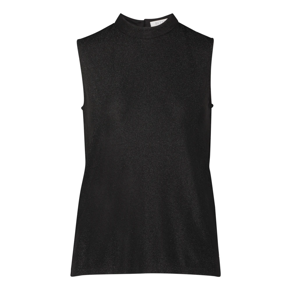Betty & Co Lurex Blouse Top Black Dames