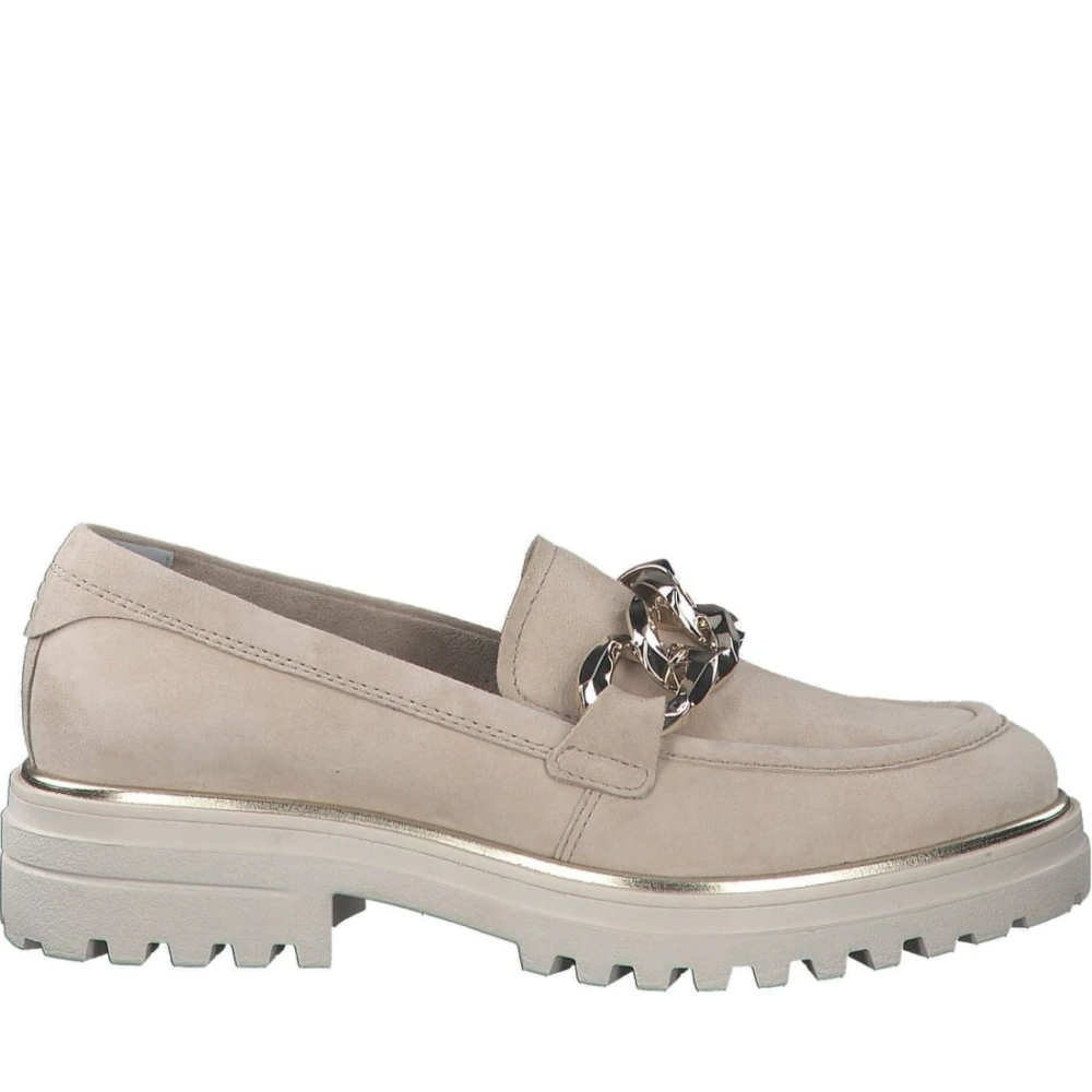 Tamaris Women's Beige Loafers, 5 Uk, Casual Closed Loafers