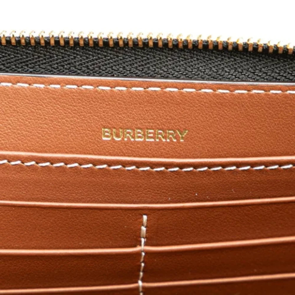 Burberry Vintage Pre-owned Canvas wallets Black Dames