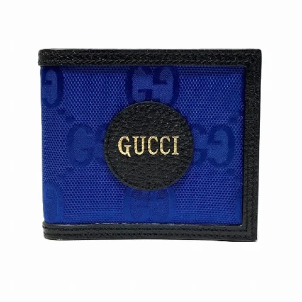 Gucci Vintage Pre-owned Leather wallets Blue Dames