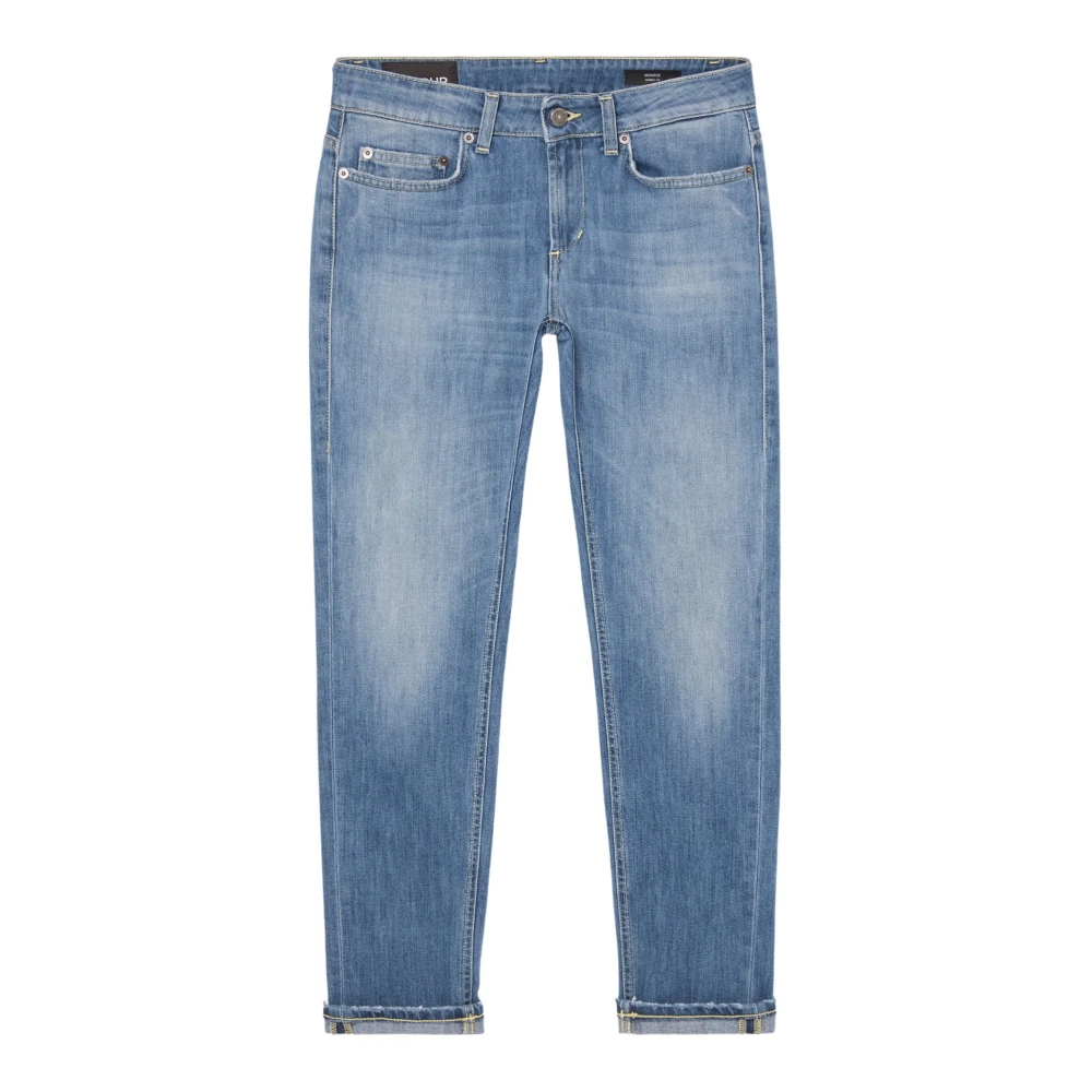 Dondup Monroe Skinny Fit Cropped Jeans Blue Dames