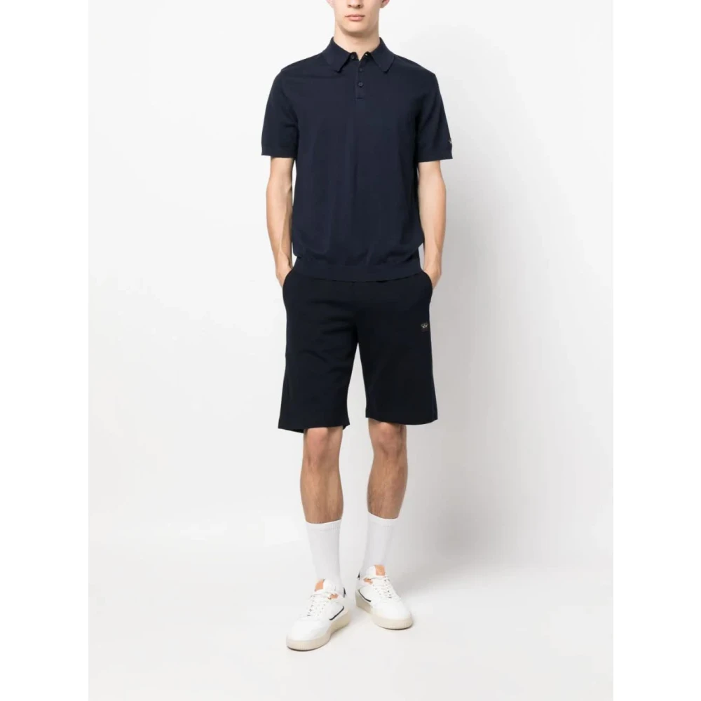 PAUL & SHARK Klassiek Poloshirt in Diverse Kleuren Blue Heren