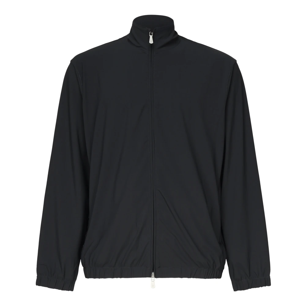 Eleventy Volledige Rits Sweater Collectie Blue Heren