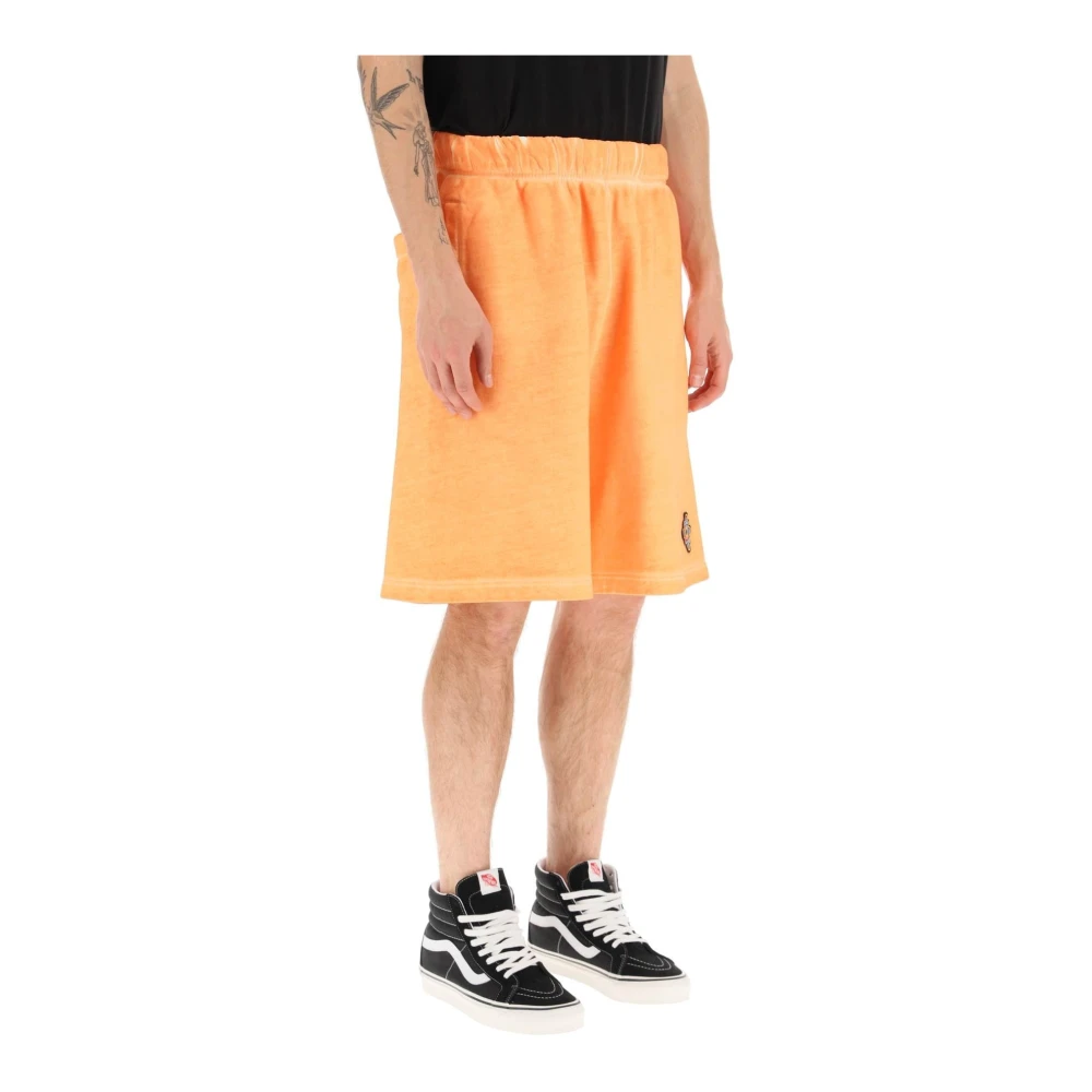 Marcelo Burlon Sunset Cross Shorts Orange Heren