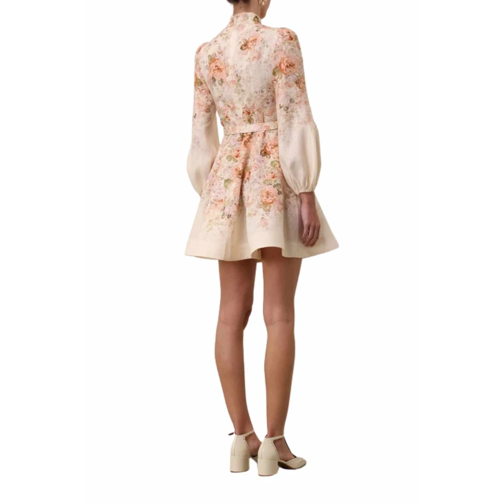 Zimmermann Rococo Floral Mini Jurk Multicolor Dames
