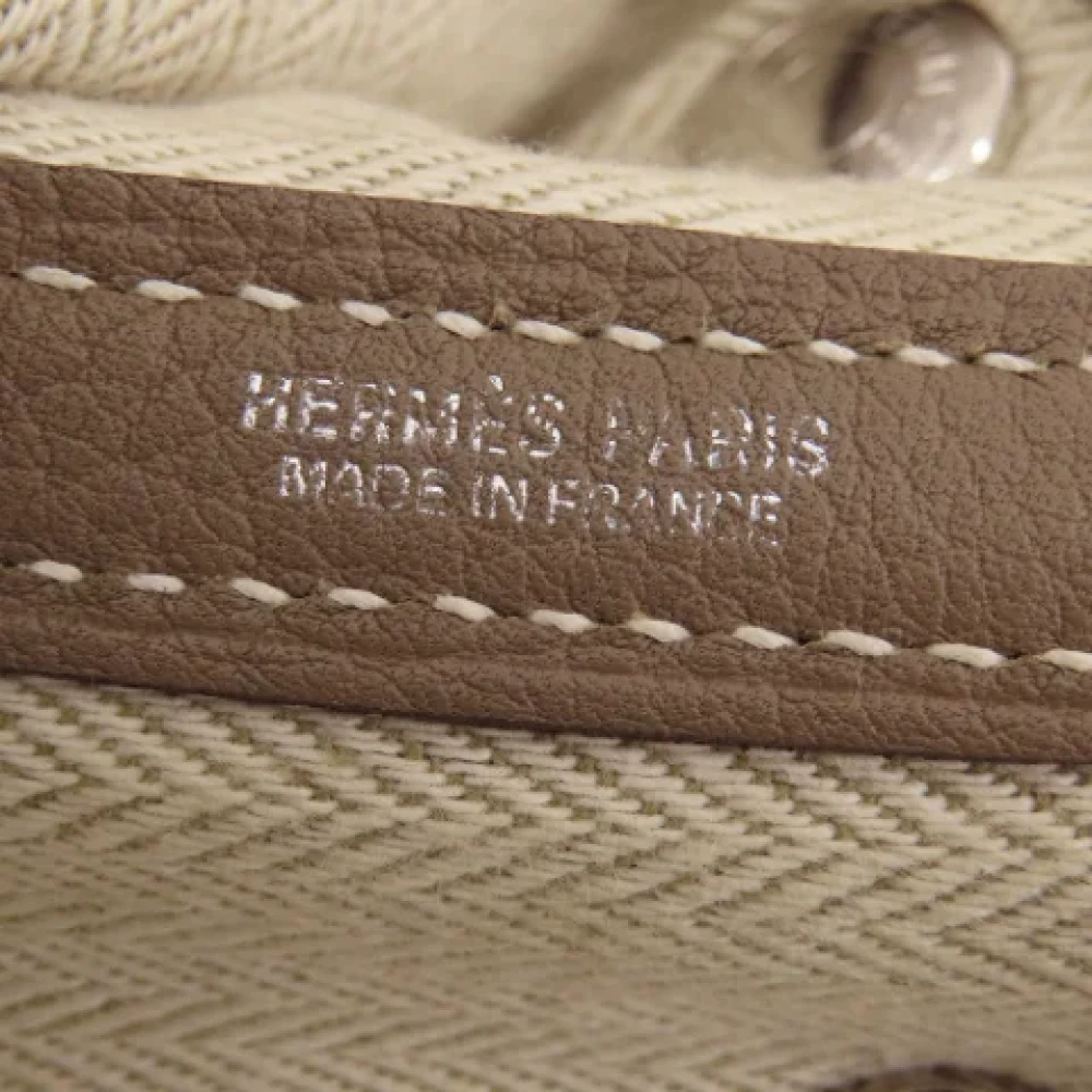 Hermès Vintage Pre-owned Fabric totes Beige Dames