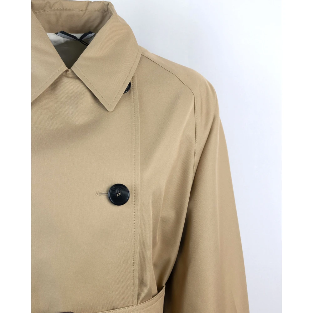 Max Mara Katoenpolyesterjas Brown Dames