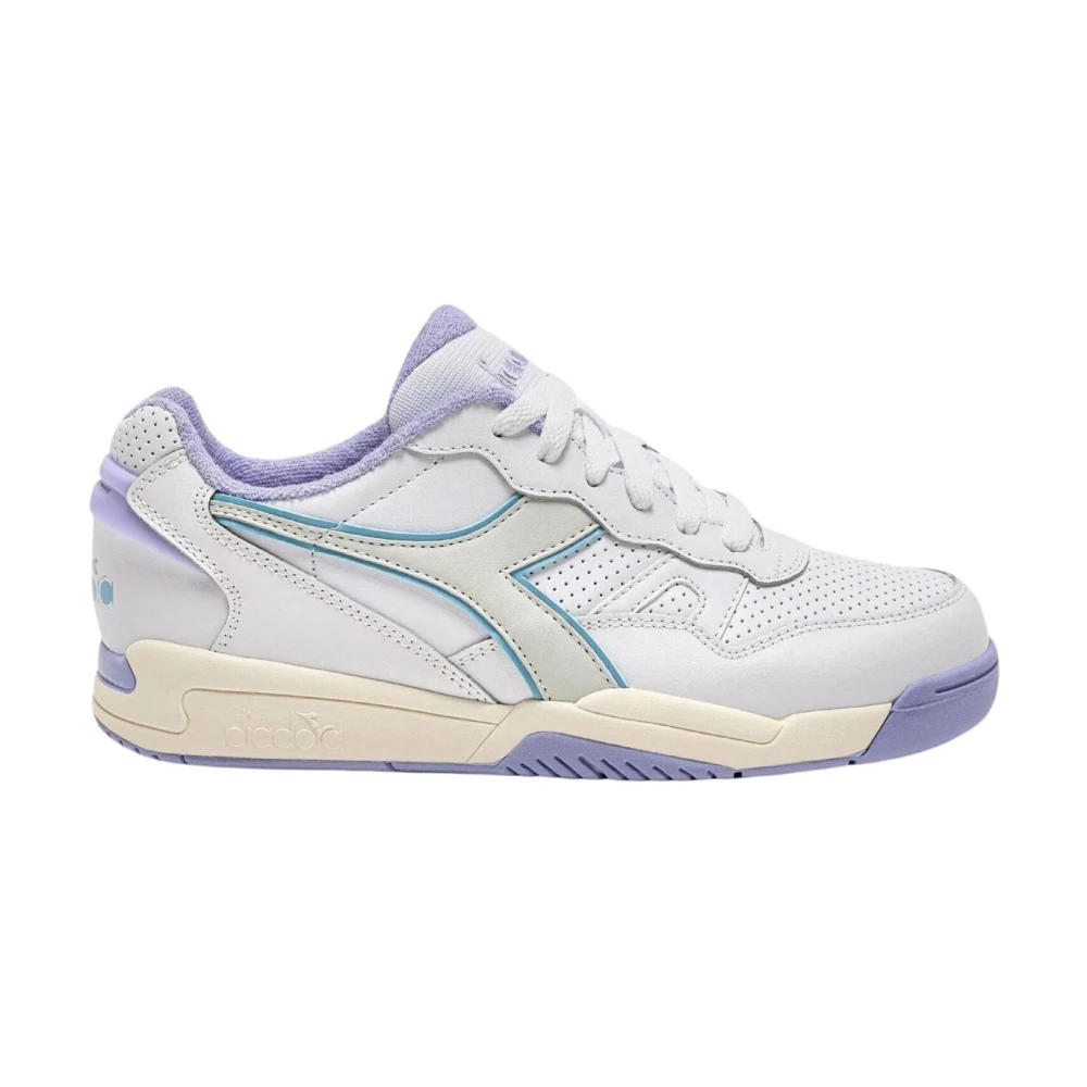 Diadora Women's Purple Sneakers, 7 Uk, Vintage Tennis Sneaker