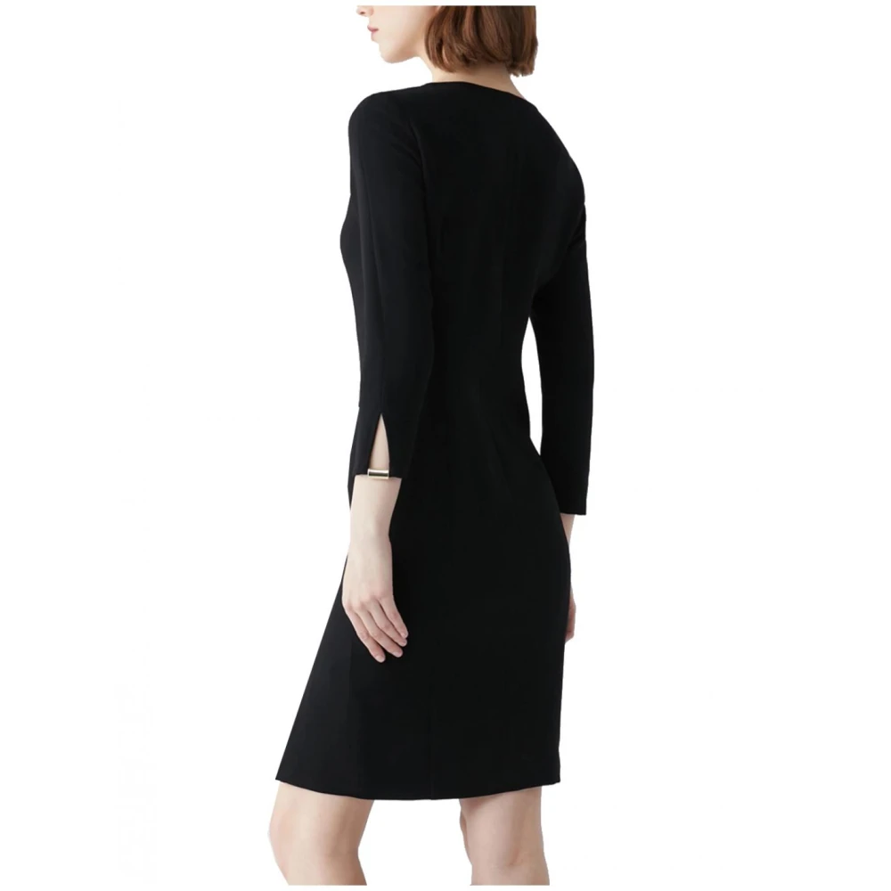 Pennyblack Korte Polyester Jurk met Split Black Dames