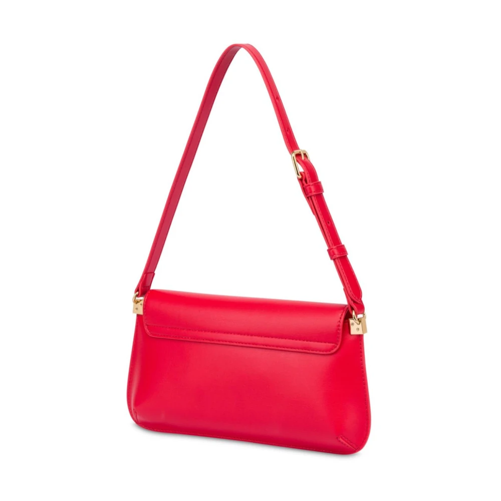 Love Moschino Rode Schoudertas Stijlvol Dames Accessoire Red Dames