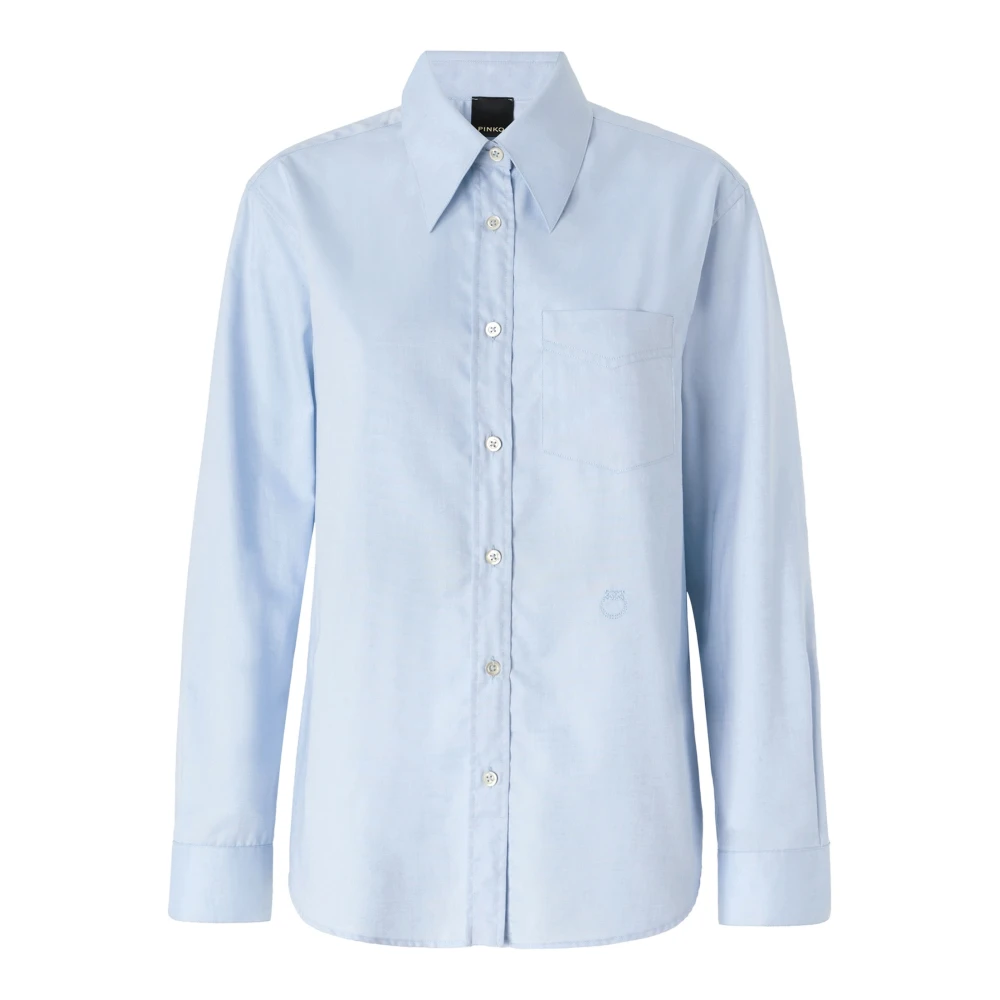 Pinko Women's Blue Shirts, M, Corea Shirt