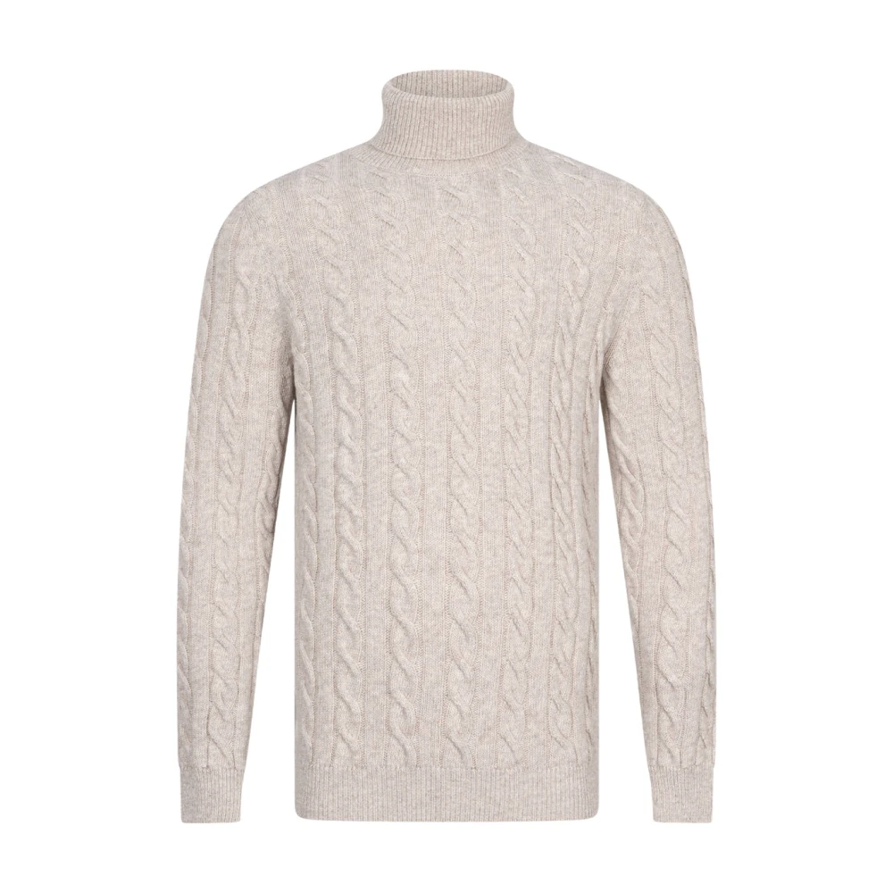 Cavallaro Marzano Roll Neck Pullover White Heren