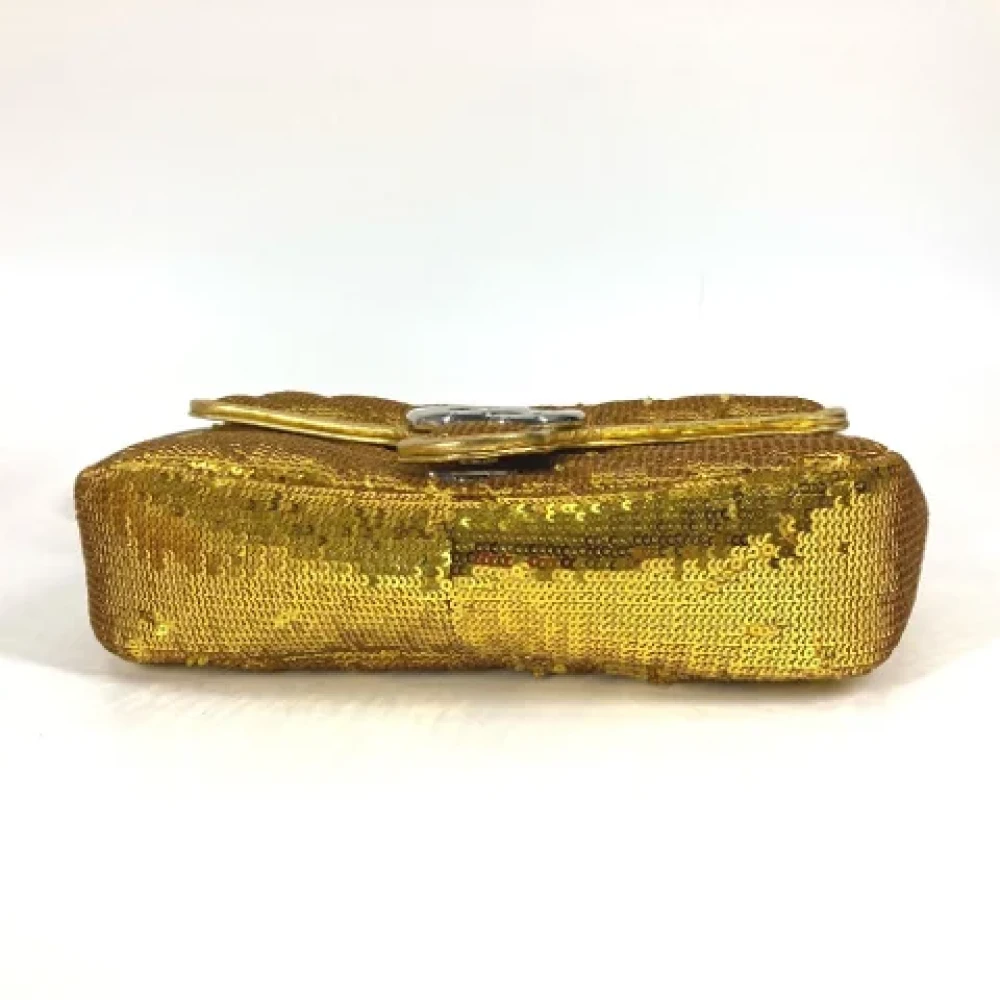 Gucci Vintage Pre-owned Fabric gucci-bags Yellow Dames