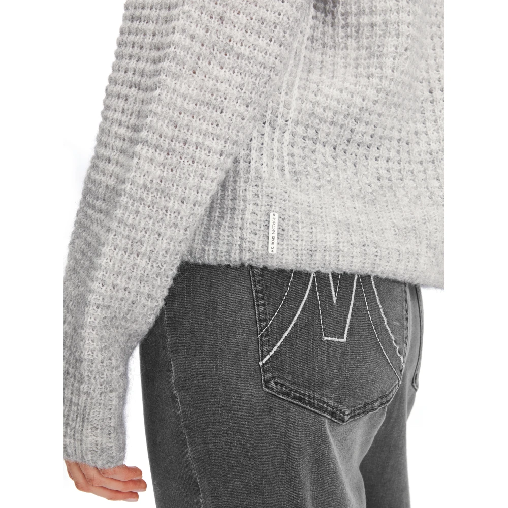 Marc Cain Alpaca Blend Raglan Cardigan Gray Dames