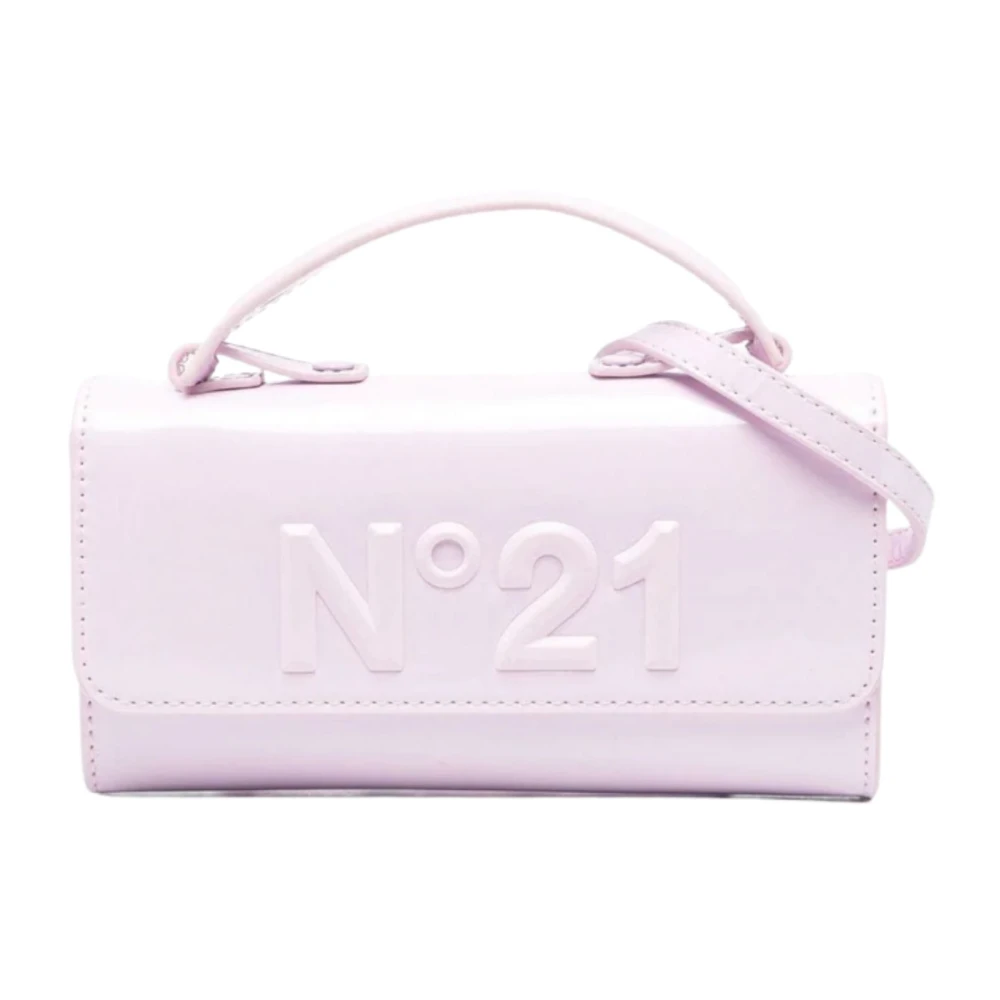 N21 Paarse kindertas met logo Purple Dames