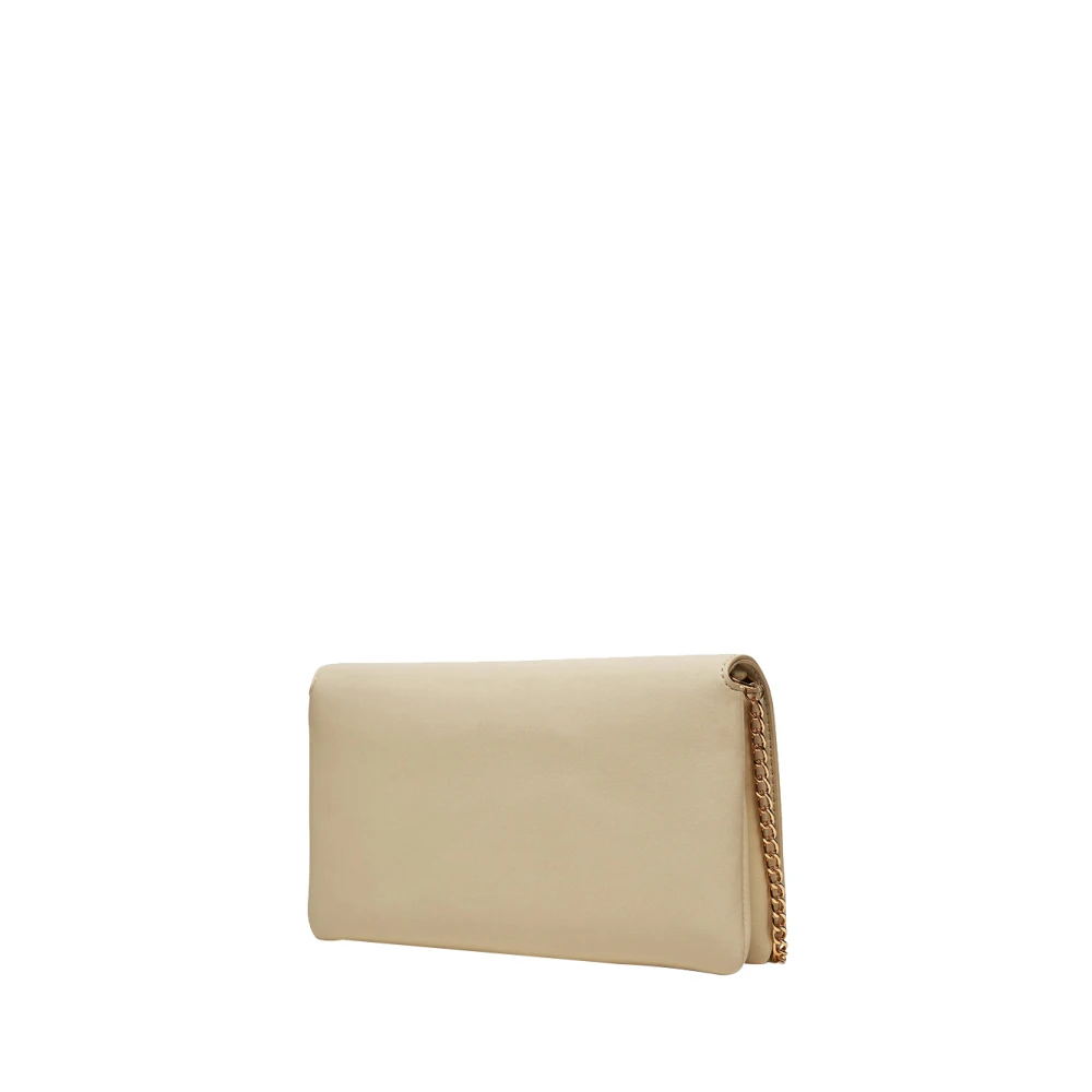 Moschino Ivoor Schoudertas Trendy Mode Accessoire Beige Dames