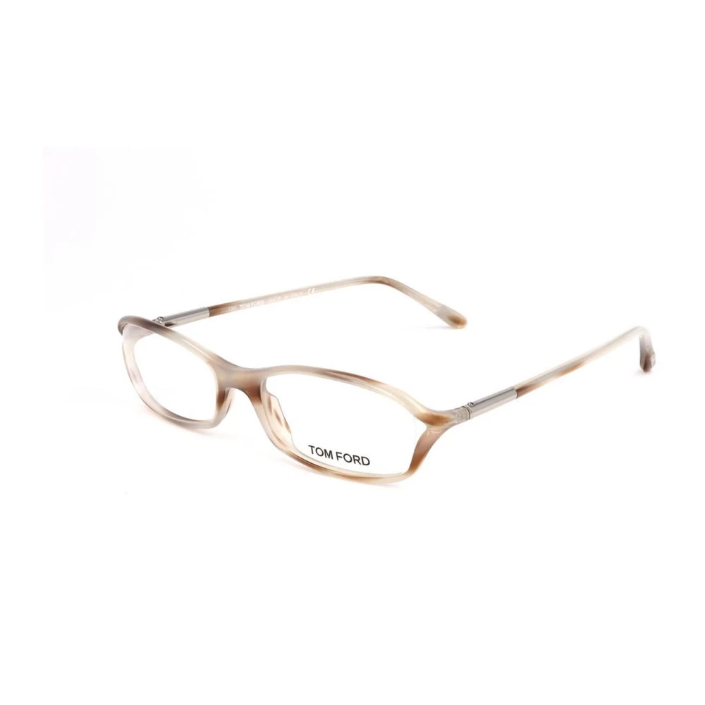Tom Ford Grijze Acetaat Frame Brilmontuur met Wijzerplaat Gray Dames