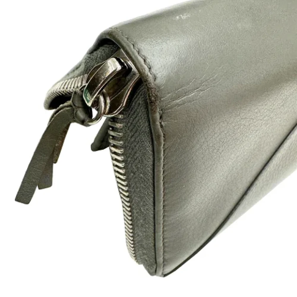 Balenciaga Vintage Pre-owned Leather wallets Gray Dames