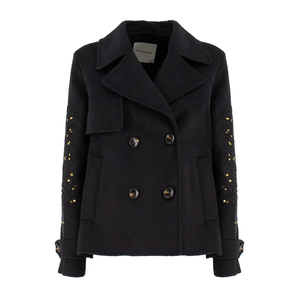 Coats > Double-Breasted Coats - - Ermanno Scervino - Modalova