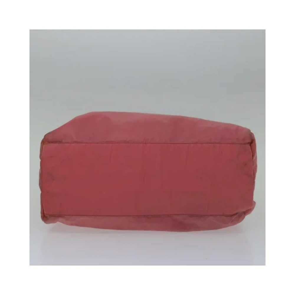 Prada Vintage Pre-owned Nylon handbags Pink Dames