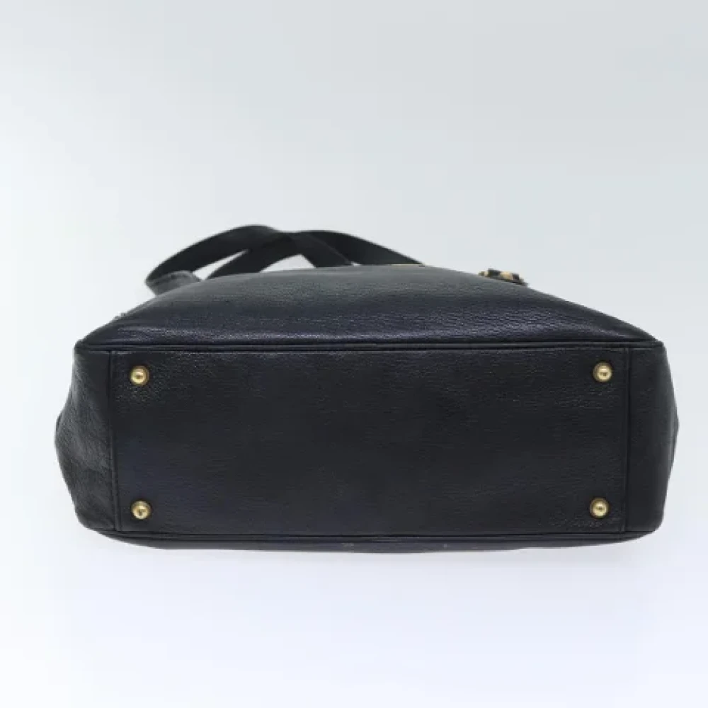 Gucci Vintage Pre-owned Leather gucci-bags Black Dames