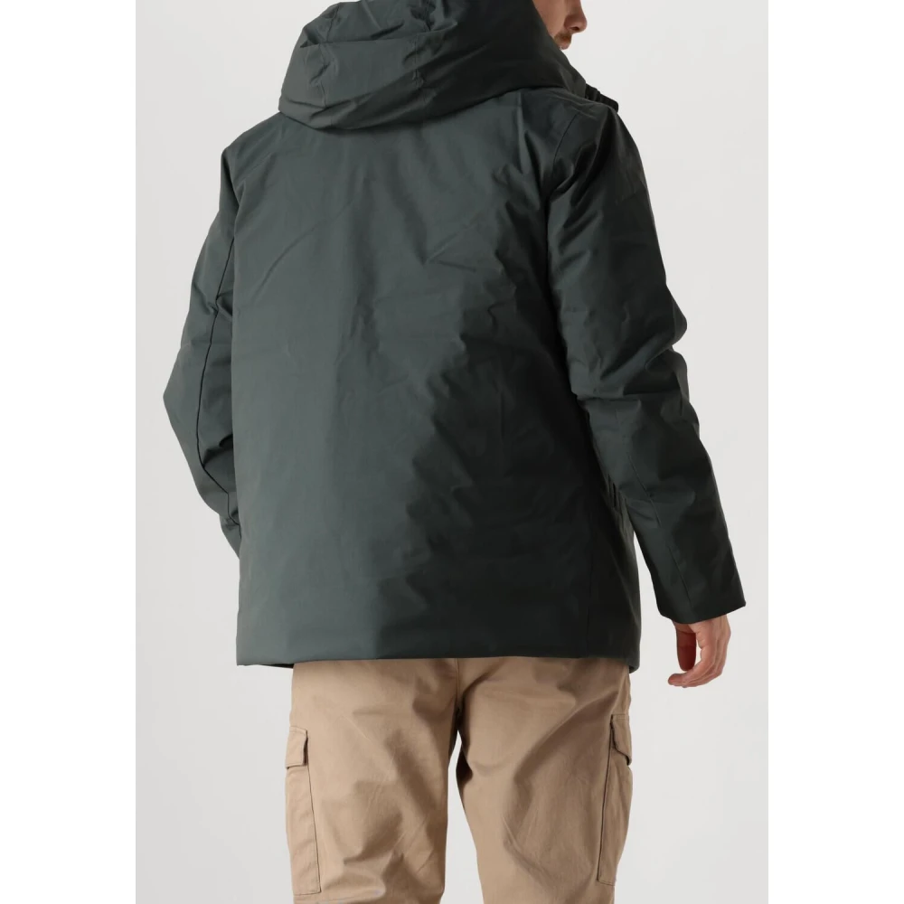 Elvine Stijlvolle Groene Parka Jas voor Mannen Green Heren
