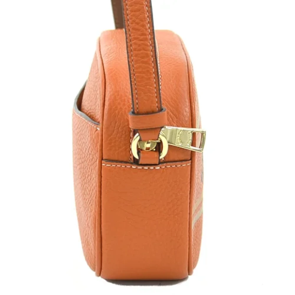 Coach Pre-owned Leather shoulder-bags Orange Dames