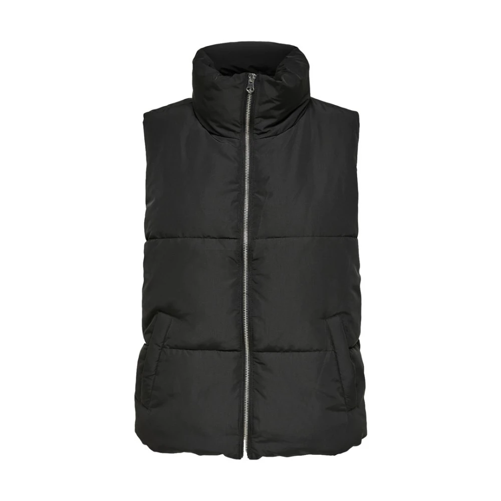 Jacqueline De Yong Women's Black Polyester Fall/Winter Jacket