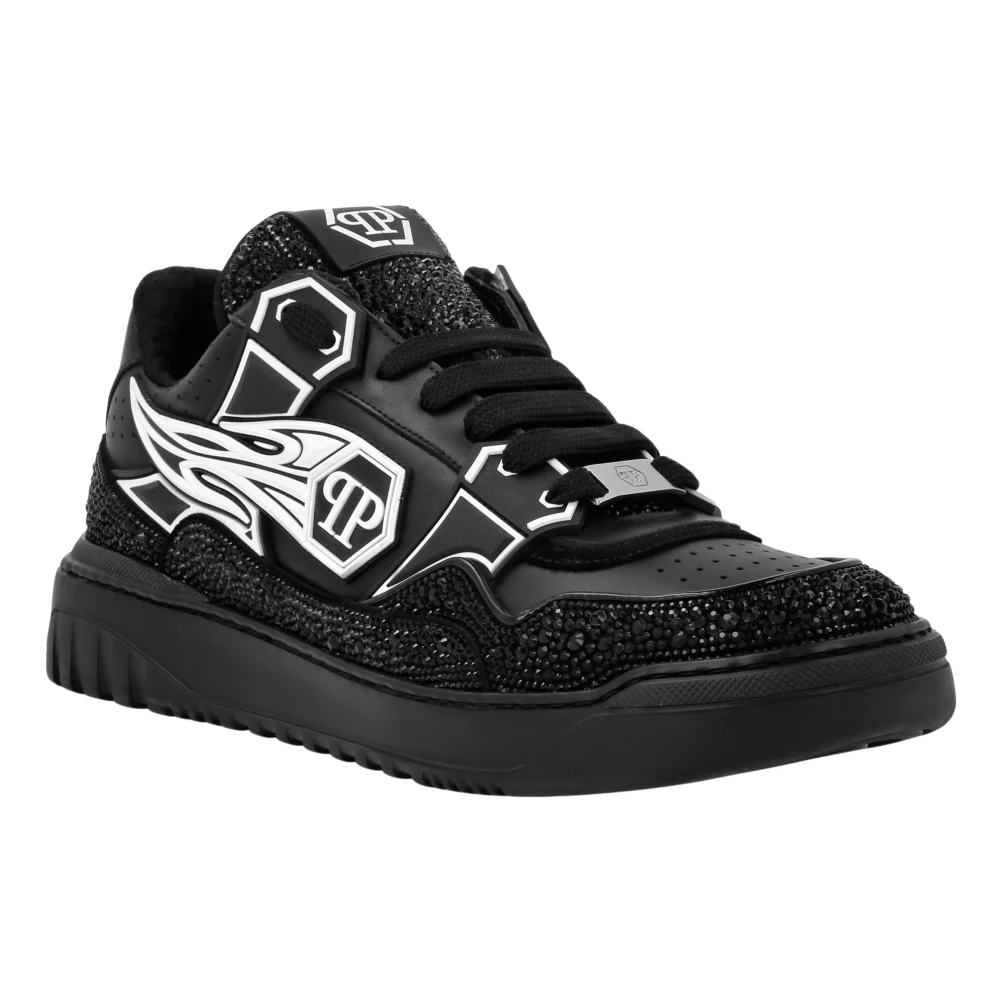 Philipp Plein Moon Walker Low-Top Sneakers Heren Schoenen Zwart